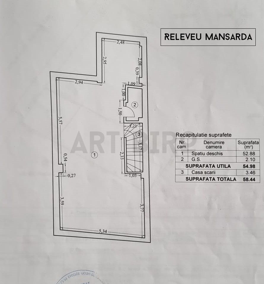 Zero comision, 308mp birou creativ Arcul de Triumf, mobilat si echipat - Schiță 31