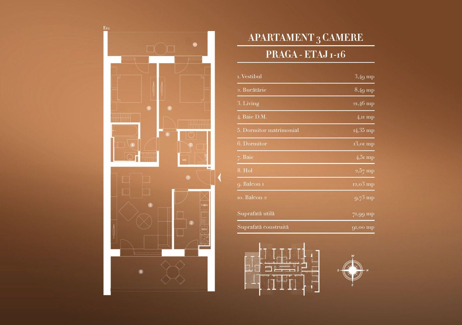 Apartament Aviatiei | metrou Aurel Vlaicu | CITY POINT - Poză 8