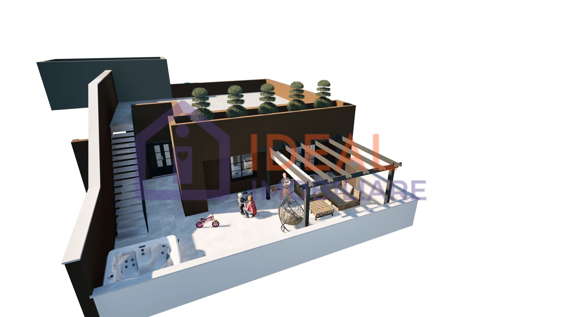 Penthouse cu 3 camere LA CHEIE, cu terasa de 191mpu, zona Calea Surii Mici - Schiță 6