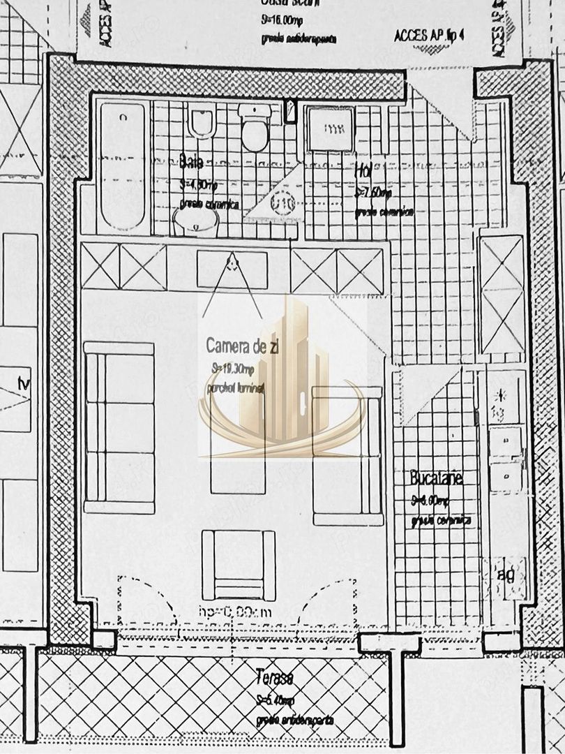 Apartament 1 cam. decomandat, tip STUDIO, bloc NOU, Complex Studentesc - Poză 10