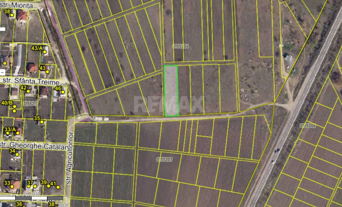 Teren agricol extravilan - 16 ari I Grătiești I 3 fronturi stradale I acces la drum principal - Poză 4