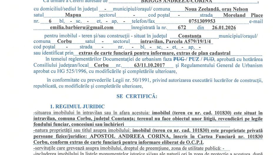 Teren Intravilan Plaja Corbu | 1.064 mp | Ideal Investiție - Poză 4
