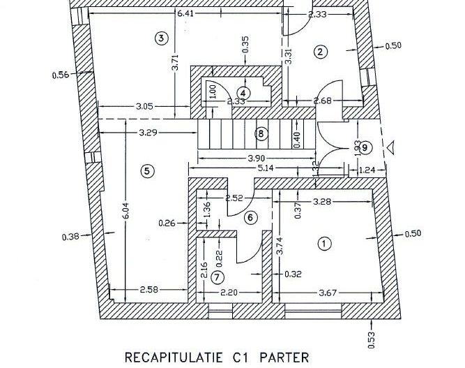 Casă modernă P+1 Tunari | 5 camere | 150 mp utili - Schiță 12