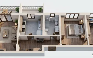 🏠Apartament 3 cam, 61MP, semidecomandat // 📍Valea Lupului - Poză 11