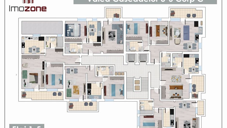 Apartamente cu 2 camere, suprafete intre 51 si 67 mp, decomandate, langa Metrou - Poză 5