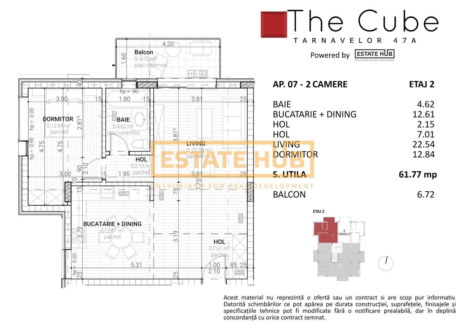 Apartament nou 2 camere, cladire NZEB, langa Iulius Mall - Poză 2