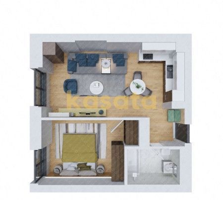 2 camere Cortina North vedere libera - Poză 2