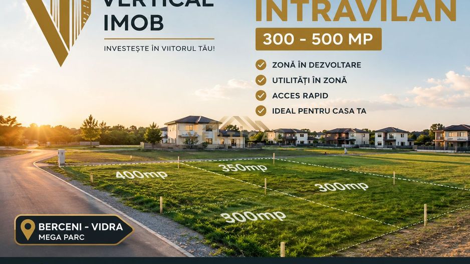 Vânzare terenuri in comuna Berceni , Vidra Ilfov - Poză 1