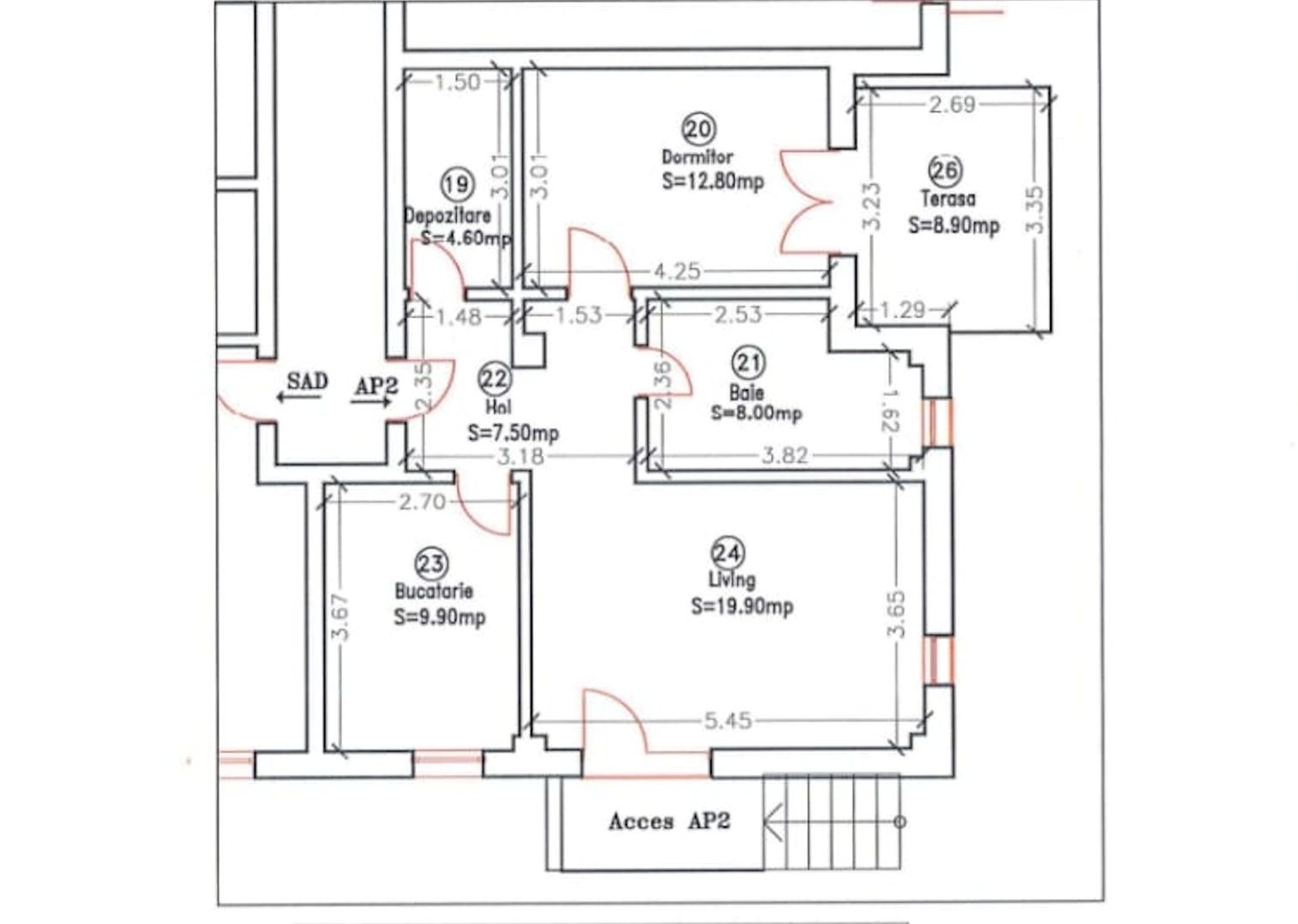 Braytim | 2 camere | Decomandat | Curte 108 mp |  Pet Friendly - Poză 19