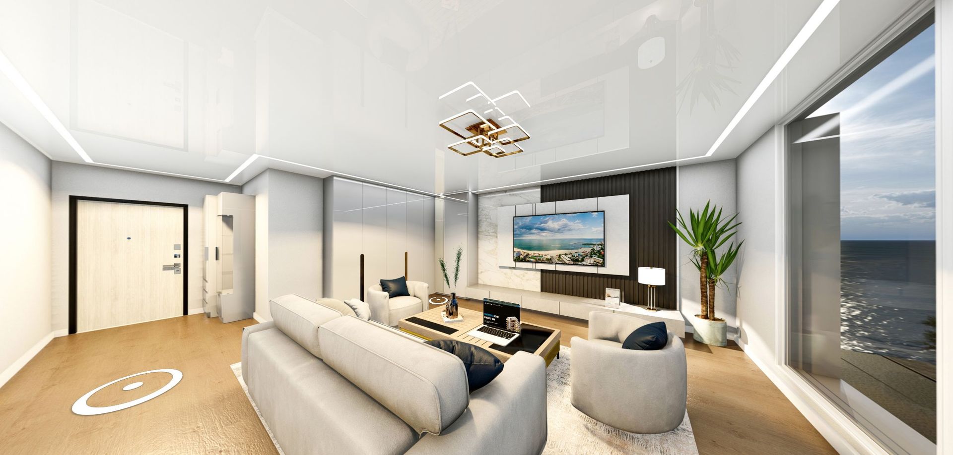 DEZVOLTATOR -Ap. 2 cam. 52 mp Comision 0 % Mamaia nord OBA TOWER - Poză 2