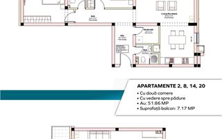 Apartament Premium 3 camere la cheie,82mp.1 parcare bonus - Poză 3