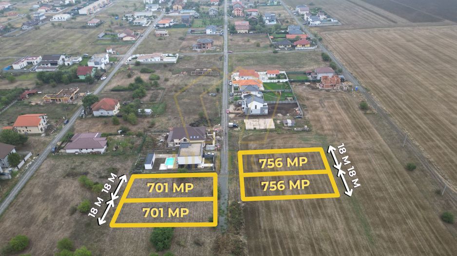 4 parcele de 701-756mp, casa individuala | Utilitati | Dumbravita - Poză 1