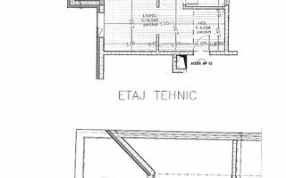 Apartament cu 4 camere, terasa, dispus pe 2 etaje | zona Intre Lacuri! - Schiță 3