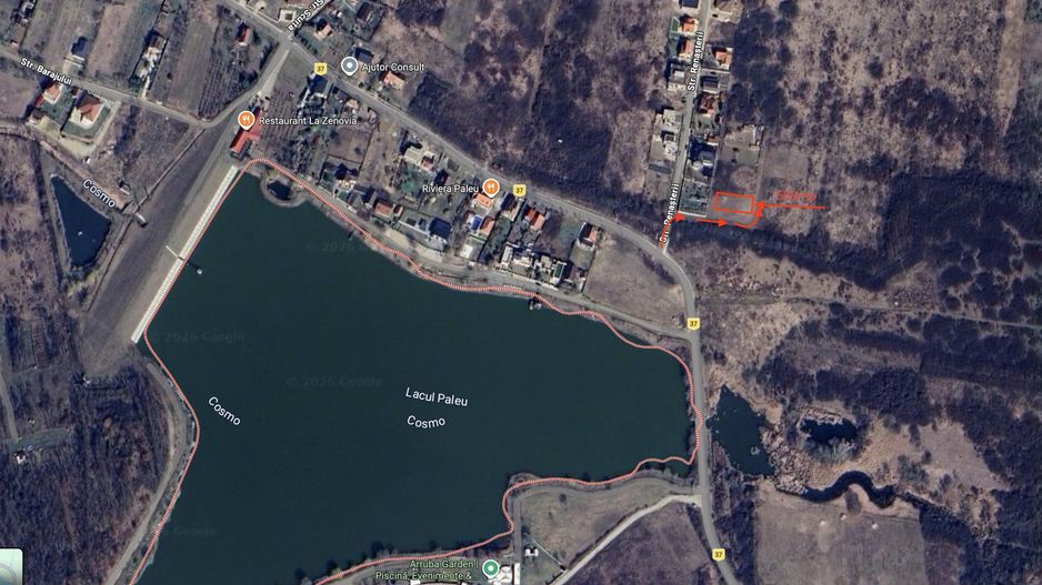 Teren intravilan de vânzare – Paleu, zona lac - Poză 1