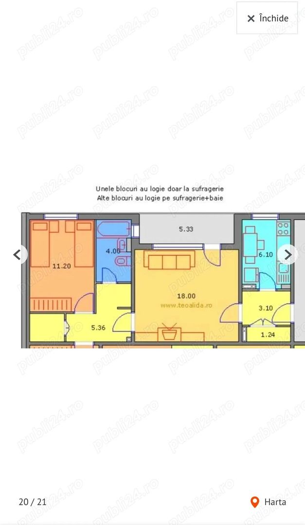 De Vanzare Apartament 2 Camere Lujerului - P-ta Veteranilor - Poză 10