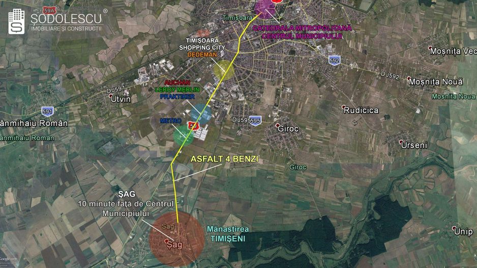 TEREN 847 MP SAG  - ZONA MANASTIRE - Poză 10