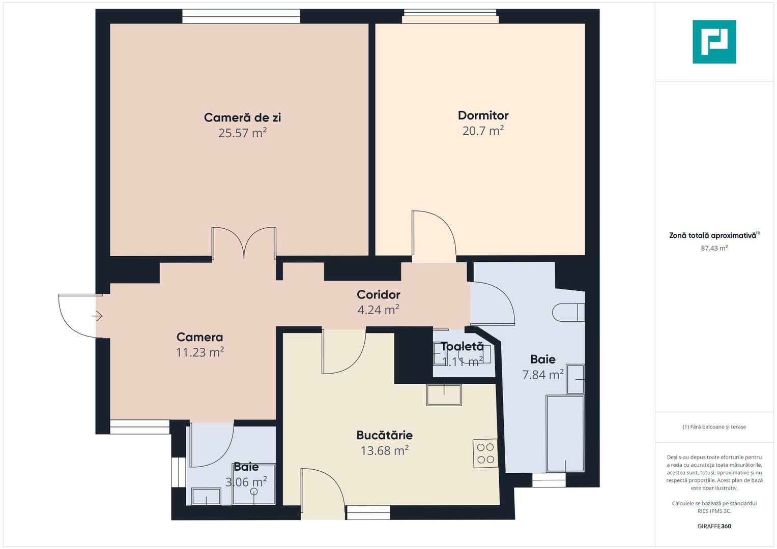 Apartament 3 camere Ultracentral - Poză 10