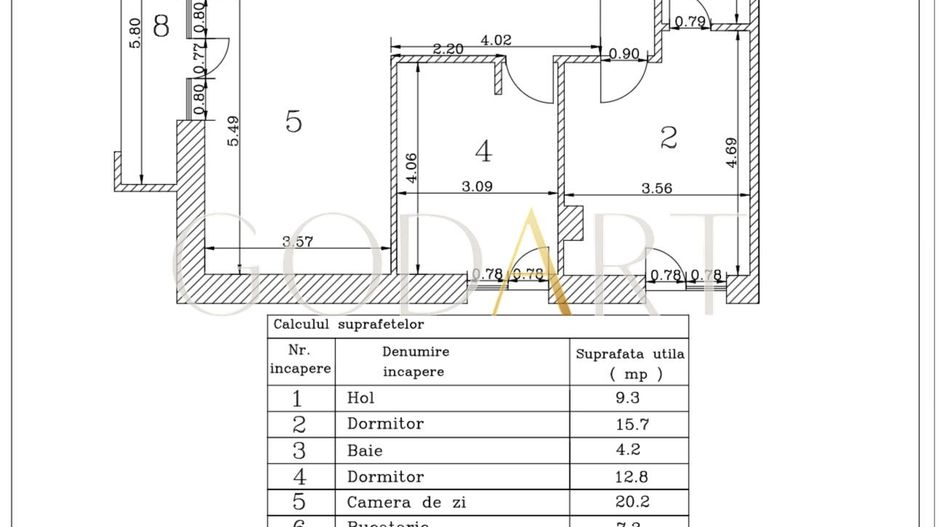 OPORTUNITATE | 3 CAMERE | DECOMANDAT | LOC DE PARCARE | 2025 - Schiță 15