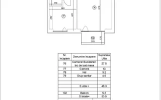 Aviatiei Tower | 2 camere | Promenada Mall - Schiță 11