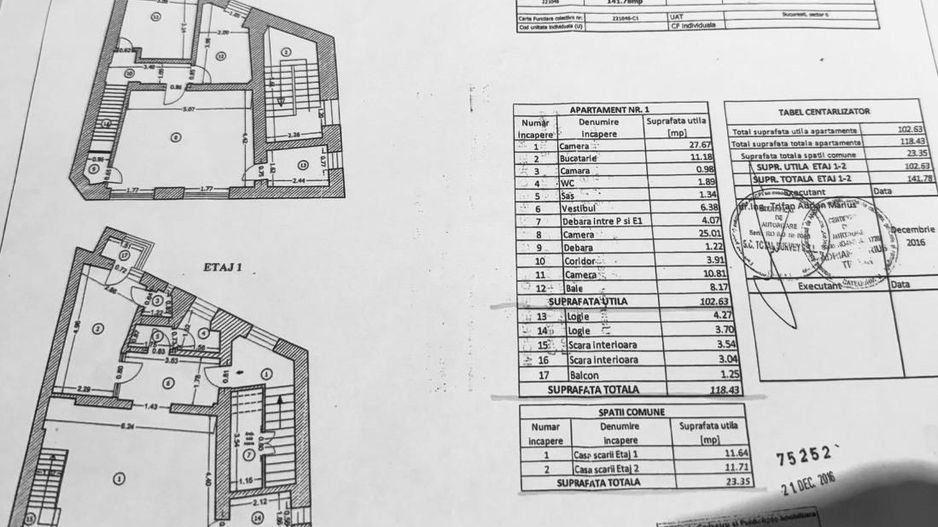 DUPLEX ‖ 3 CAMERE ‖ COTROCENI ‖ GRADINA BOTANICA ‖ GARAJ + BOXA - Schiță 9
