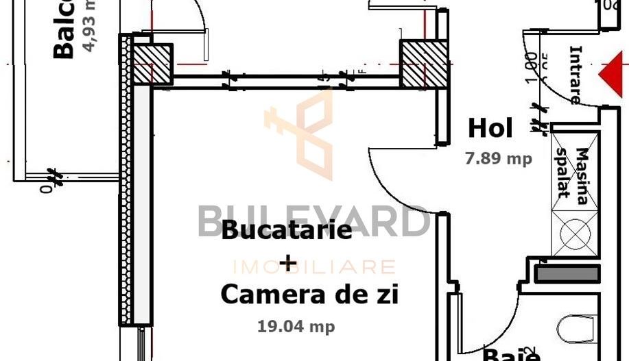 Apartament 2 camere + parcare subterana pe strada Soporului! - Poză 17