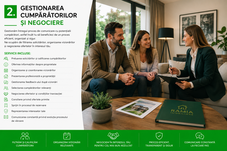 &nbsp;Gestionarea cumpărătorilor și negociere