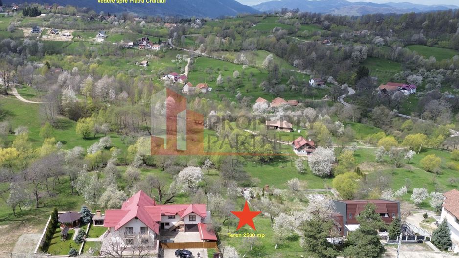 Teren intravilan 2500 mp- Sohodol, Bran – vedere panoramică - Poză 2