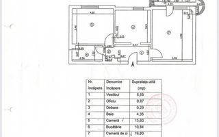 2 camere Dumbrava Noua-1985-renovat - Schiță 6