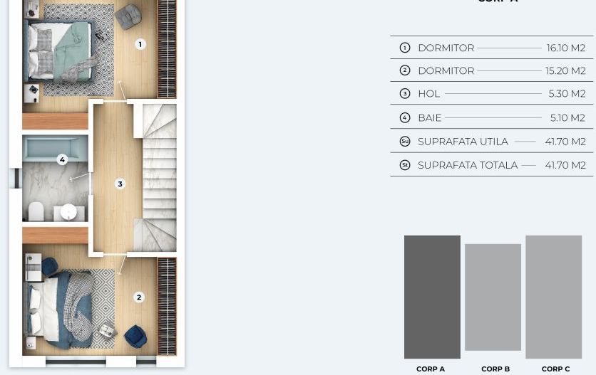 VILA TIP TRIPLEX | COMPLEX REZIDENTIAL OTOPENI - Poză 6