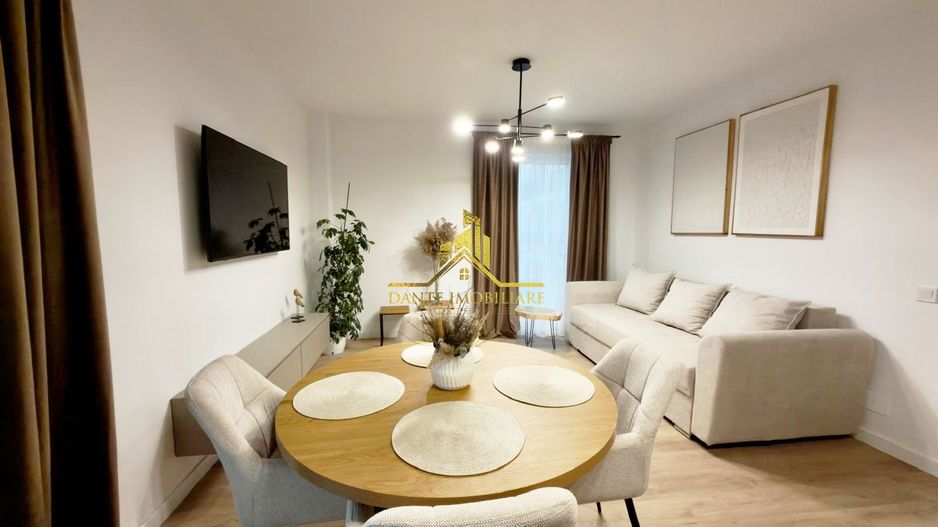 2 camere, ultrafinisat, modern, bloc nou, balcon, parcare, Floresti - Poză 1