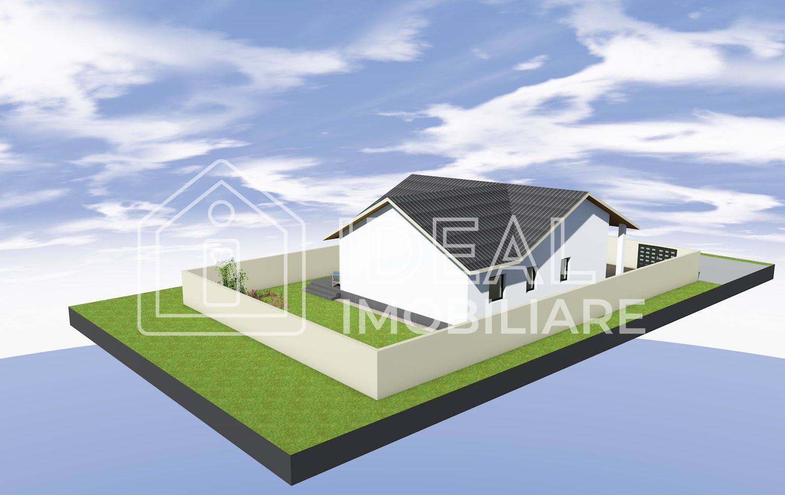 Casa Individuala pe un singur nivel cu 400 mp de teren, in Selimbar - Poză 4