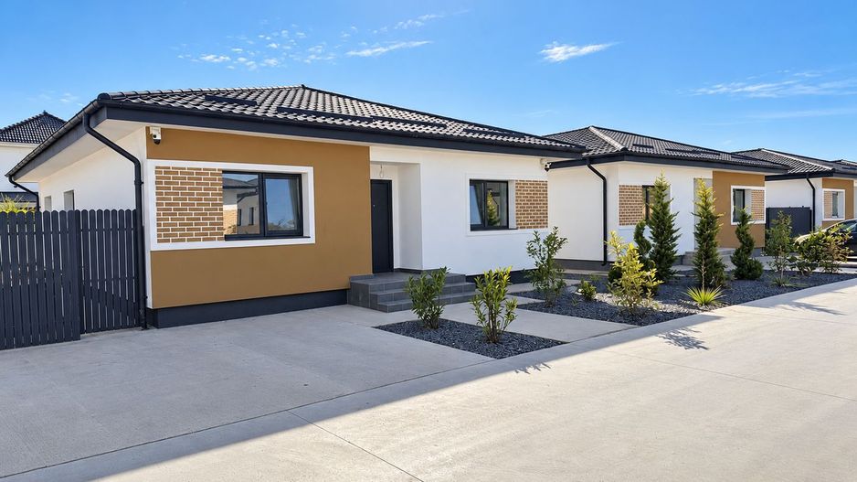 VILĂ INDIVIDUALĂ PE PARTER – 4 CAMERE, POMPĂ DE CĂLDURĂ, CURTE 160 MP - Poză 1