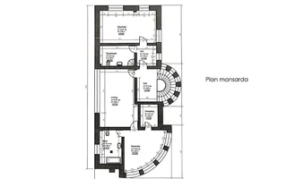 Vila superba - 9 camere - 950 mp teren - Baneasa-Liceul Francez - Schiță 25