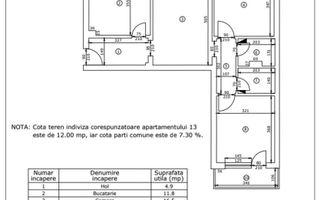 Apartament 3 camere, Podu Roș (1001 Articole) – renovat, 2 balcoane, 10 min de Palas - Poză 11