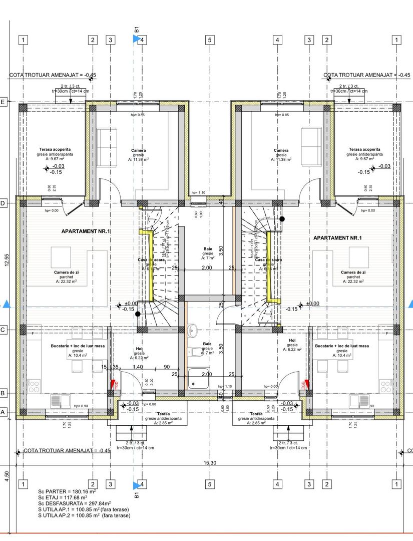 1/2 Duplex Sacalaz P+E,4Camere,2 Bai,Proiect Modern - Poză 4