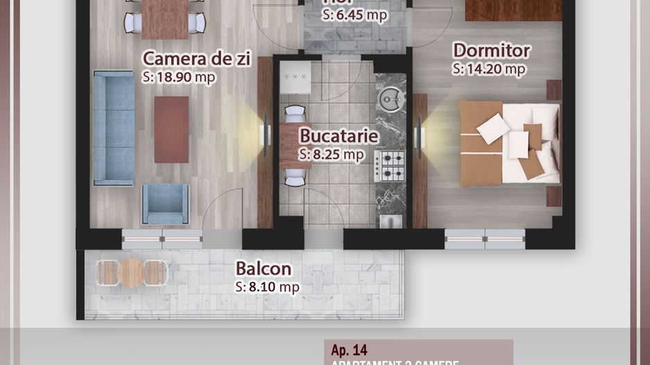 AP. 2CAM. COMPLEX DE 4 BLOCURI P+3 AFLAT IN CONSTRUCTIE/ PALLADY! - Poză 1