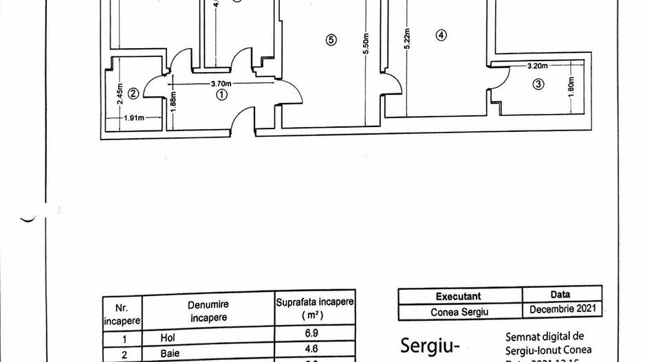 Ap 3 camere 94 mp - terasa 16 mp -loc parcare- bloc nou 2021 - Poză 18