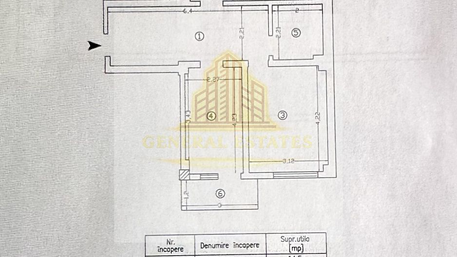 Vânzare apartament cu 2 camere - 68 m.p. Mutare imediată în Tătărași - Poză 15