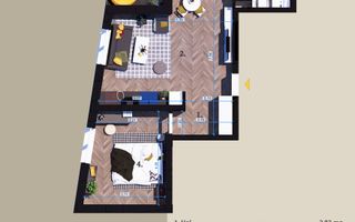 Apartament 2 camere cu TERASA,Fix la Parcul Teilor,Zona Titan Nou - Poză 7