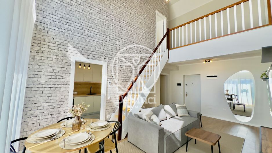 Penthouse 4 camere - mobilat si utilat, intabulat (WNCL-49F-DO-ap.8) - Poză 3