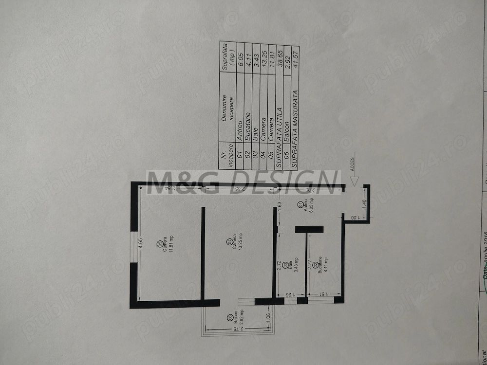 Apartament 2 camere Sagului etaj 2 cu centrala - Poză 9