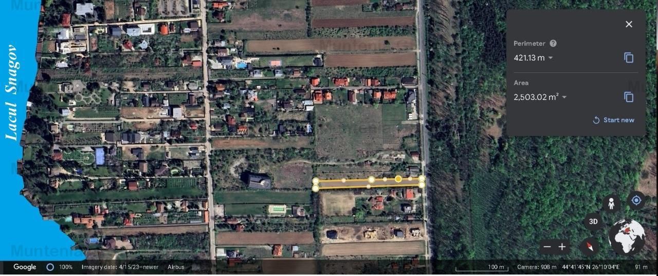 Snagov Sat, cu acces direct din Sos. Snagov, 2.500 mp. teren intravilan - Poză 1