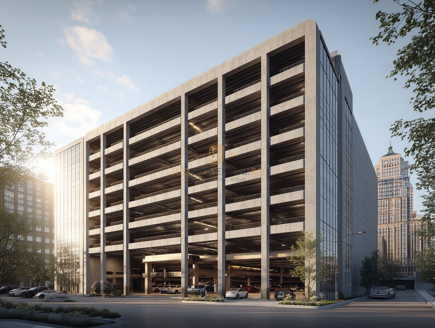 Cladire 3S+P+8E, ideal birouri, 900 locuri de parcare, teren 2300 mp - Poză 1