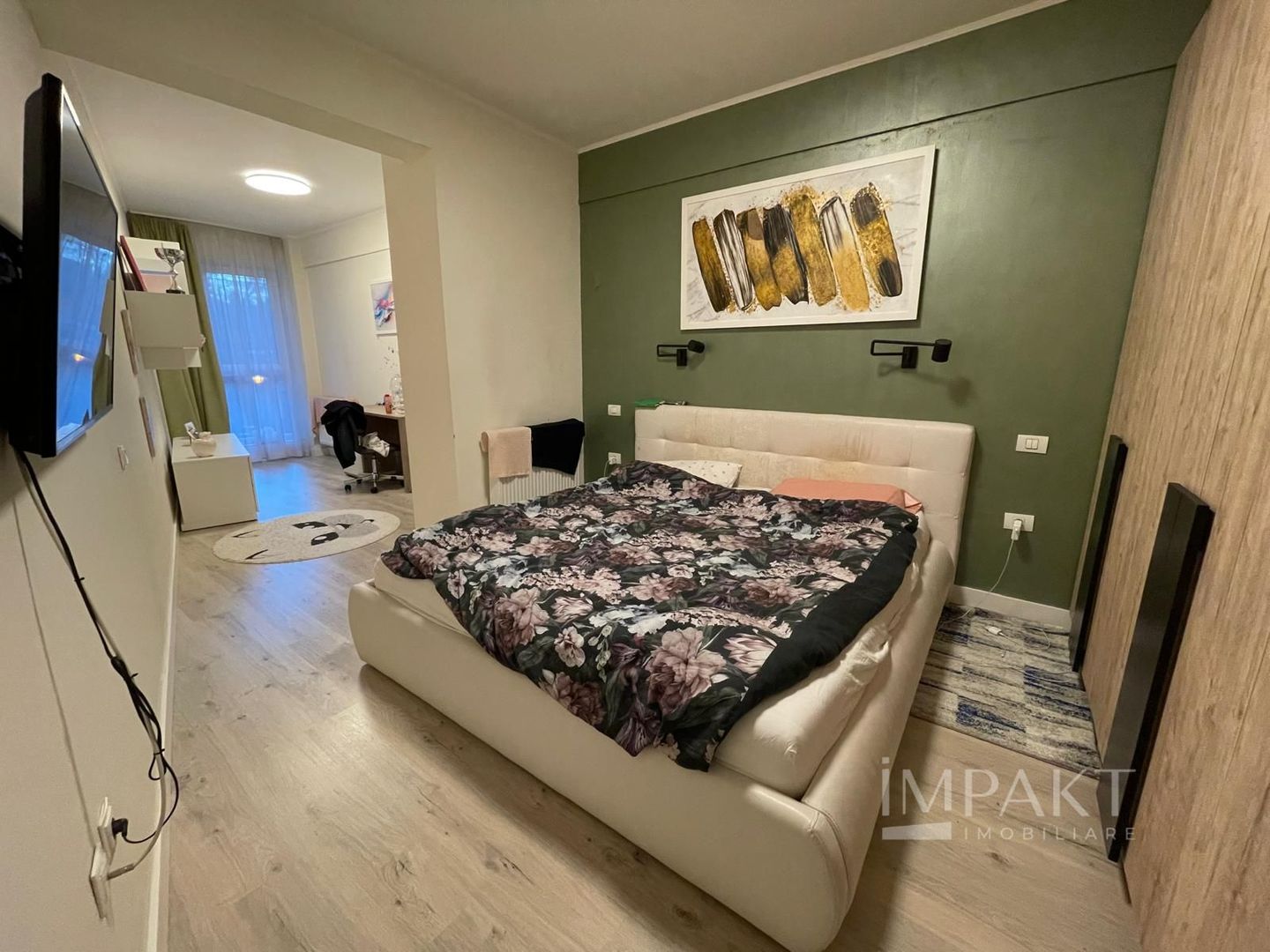 Apartament superb de vanzare cu 2 camere, zona semicentrala! Parcare! - Poză 7