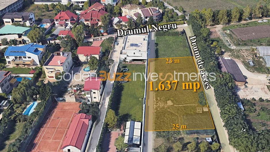 Teren de vânzare – Iancu Nicolae / Drumul Negru | 1.637 mp - Poză 1