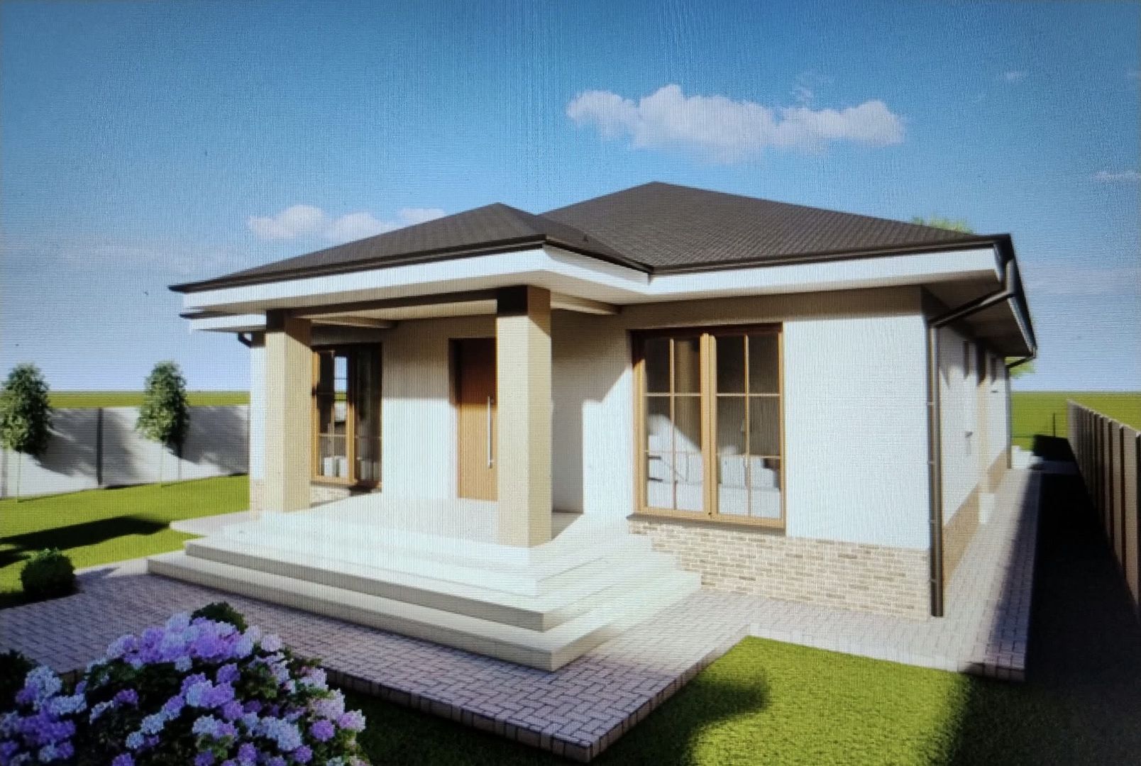 Casă cu teren intravilan in Fughiu,zona Mini Paradis-se accepta schimb - Poză 1