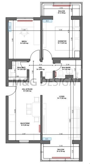 Apartament 3 camere  Bucovina  etaj 2 - Poză 16