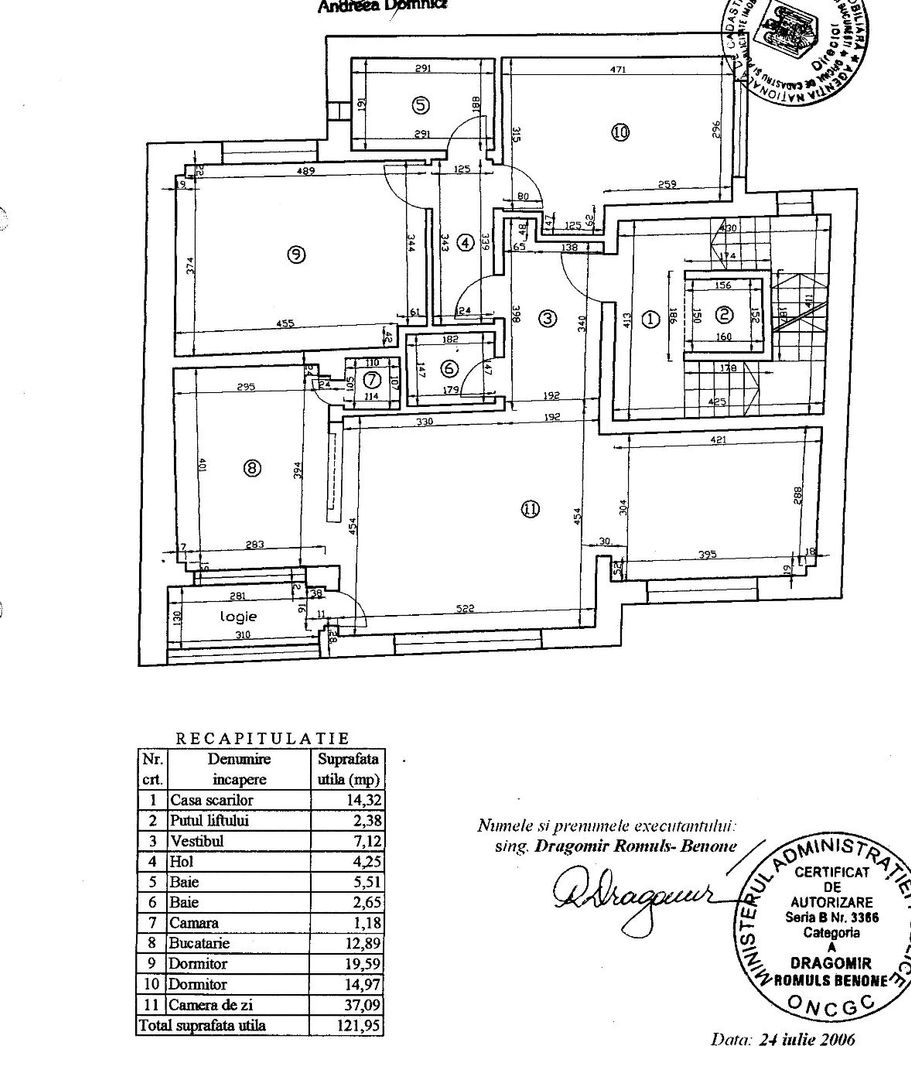 OPORTUNITATE | IMOBIL 3 APARTAMENT | 6 LOCURI DE PARCARE - Schiță 14