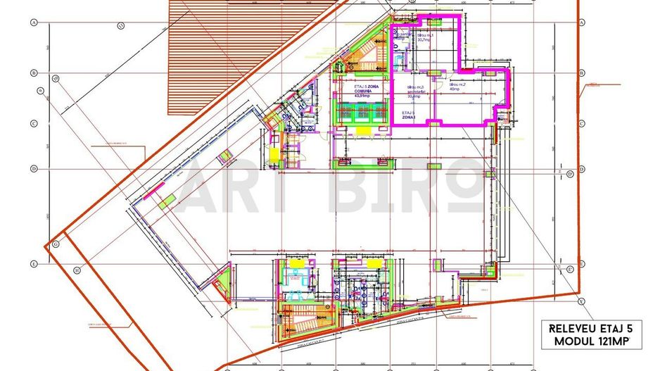 Zero comision, 128mp birou amenajat, Baneasa, Parc Herastrau - Schiță 11
