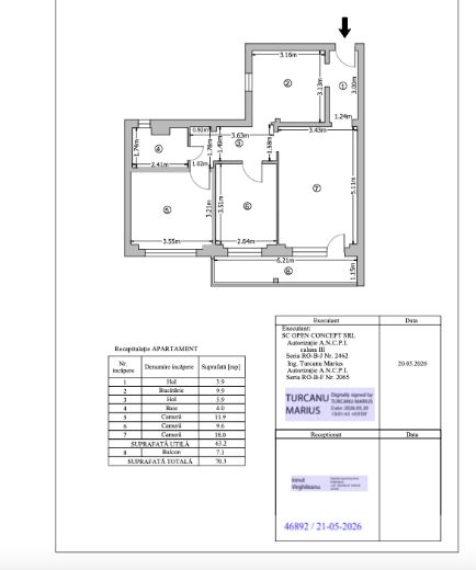 Apartament 3 camere decomandat, complet renovat - Metrou Lujerului - Poză 9